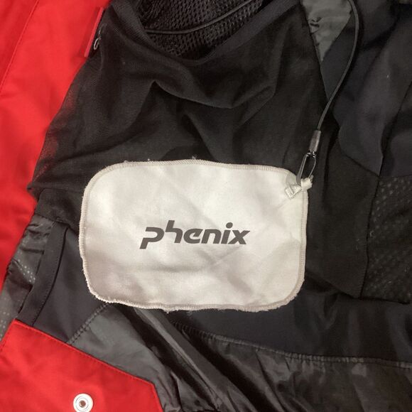Phenix Norway Alpine Ski Team Jacket-XL-Red-Thunderon Digenite Therm-Detach Hood - Picture 5 of 16